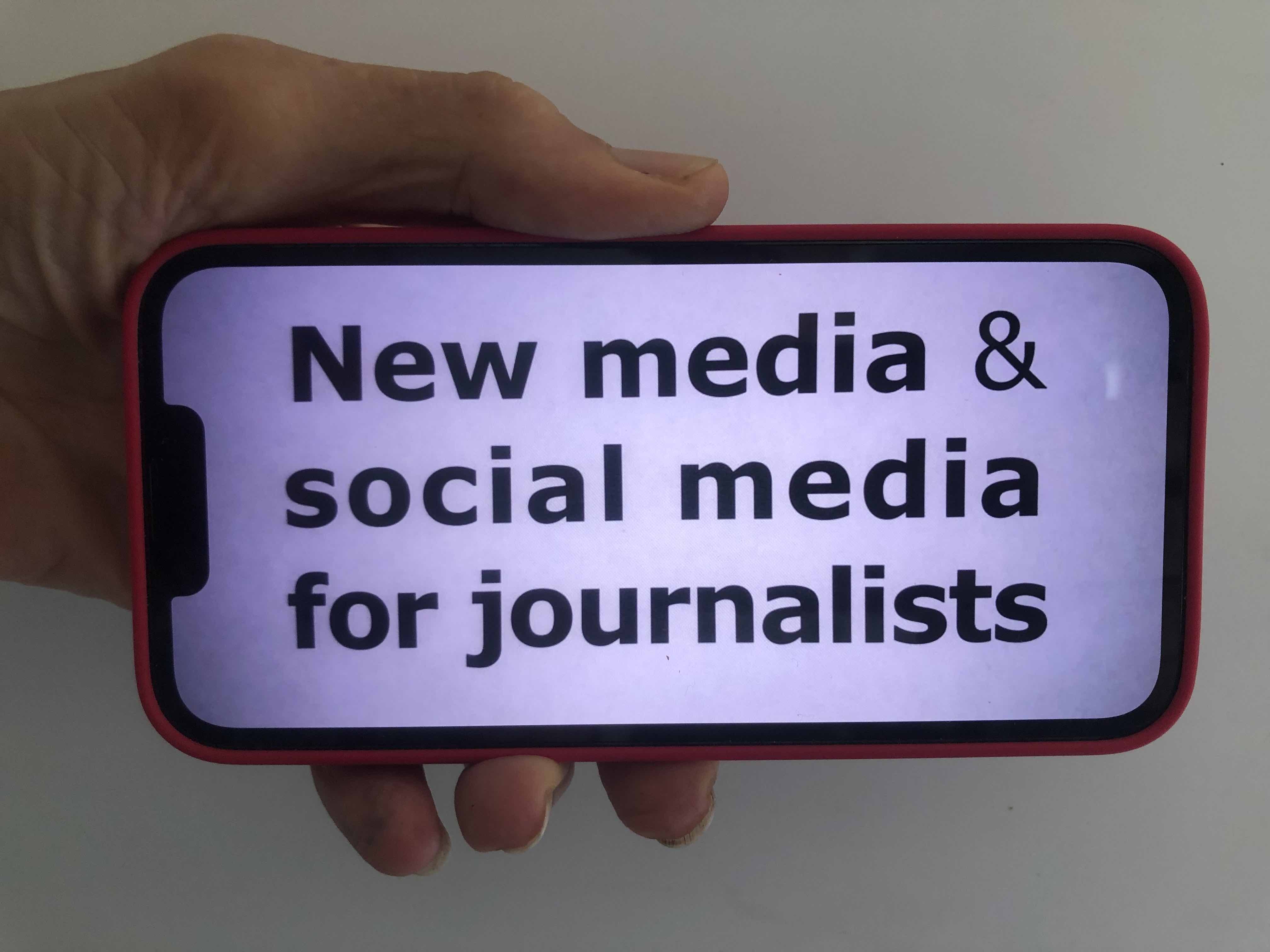 Link to New media & social media chapter